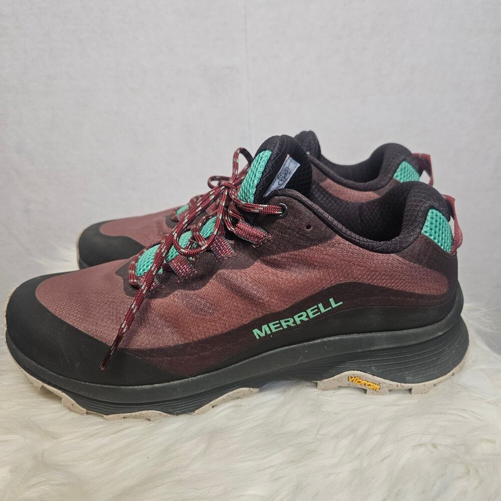 Merrell Moab Speed Low Hiking Shoes Burlwood Size 11 WIDE